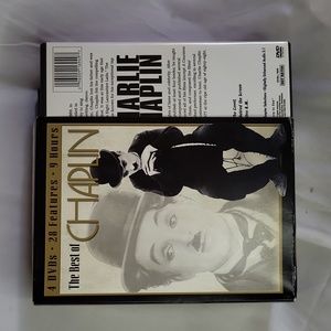 Charlie Chaplin DVD Boxset 4 discs 9 hrs 28 features good condition